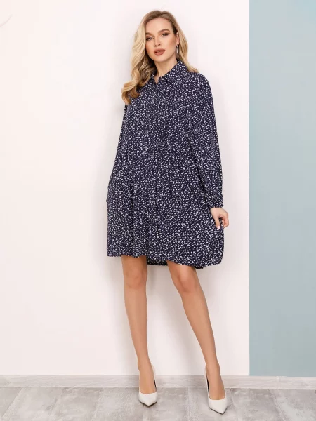 ISSA Plus Сукня міні Без підкладки синій