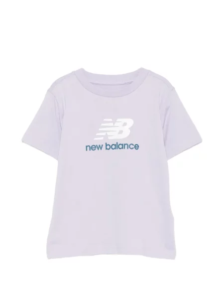 Koszulka dziecięca New Balance fioletowa