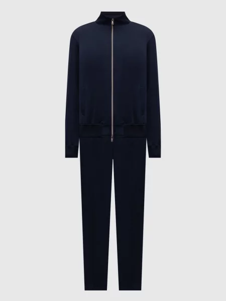 Спортивний костюм з пластиною логотипа Capobianco синій