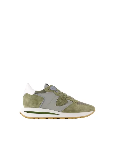 Sneakersy Philippe Model do biegania skórzane zielone
