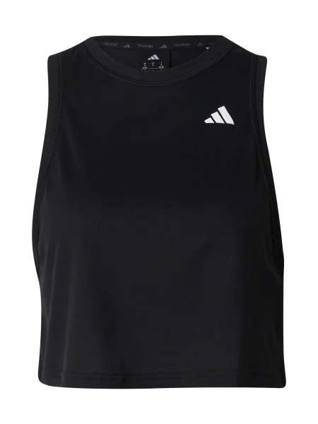 ADIDAS PERFORMANCE Sport top negru alb