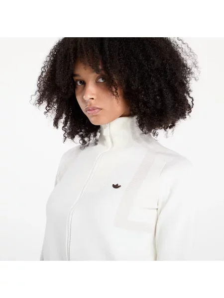 Pulover adidas Track Top Off White S alb