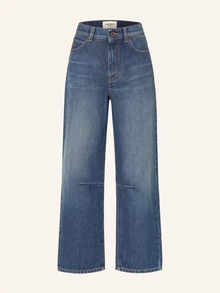 Weekend Max Mara Barrel Džíny Caduca navy námořnictvo