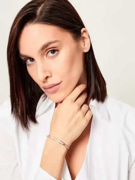 TORY BURCH Karkötő Miller Pave Cuff