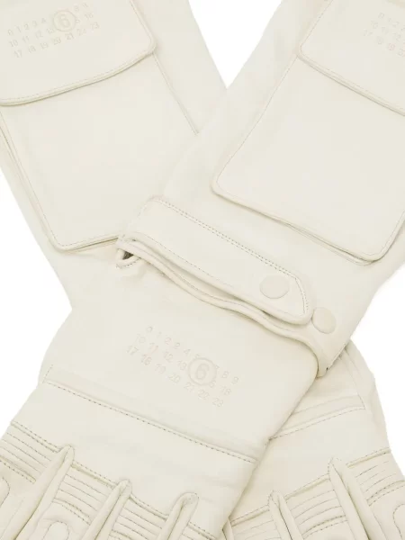 Mănuși Mm6 Maison Margiela alb