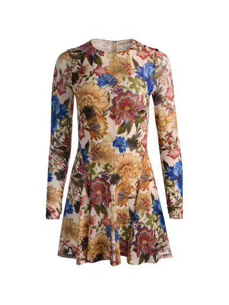 Rochie mini Alice + Olivia cu model floral cu imagine