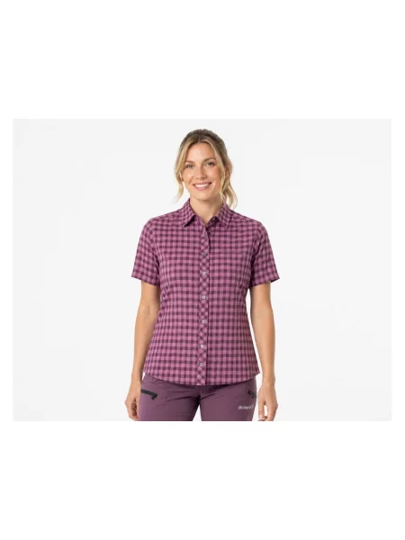 Deproc Funkční halenka DEPROC ACTIVE Outdoorbluse SUDBURY II vínově červená