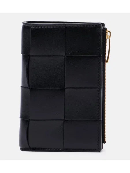 Portofel Bottega Veneta din piele negru