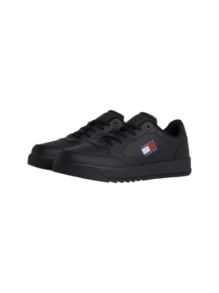 Sportcipők Tommy Jeans Retro Ess Black BDS fekete