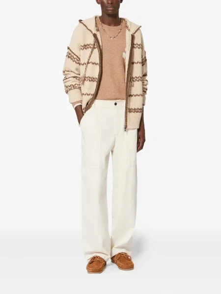 Cardigan Marant cu dungi cu glugă