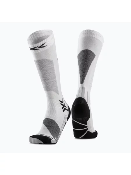 Дамски скиорски чорапи X-Socks Ski Discover Otc x white/grey бяло