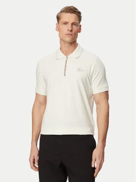 KARL LAGERFELD Tricou polo Crem