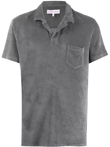 Polo Orlebar Brown scurt gri