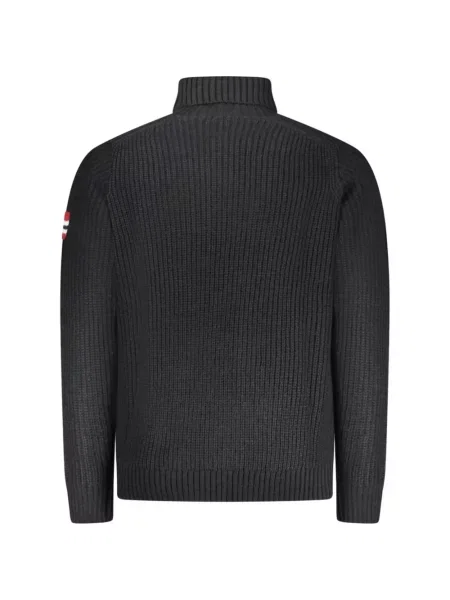 Pulover Norwegian Rain cu autograf albastru