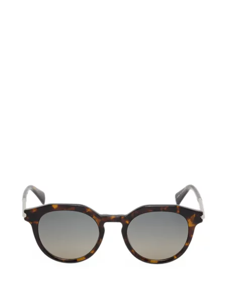 Ochelari de soare Allsaints cu imprimeu geometric maro