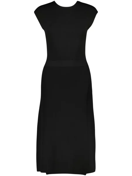 Rochie Yves Salomon tricotate de costum negru