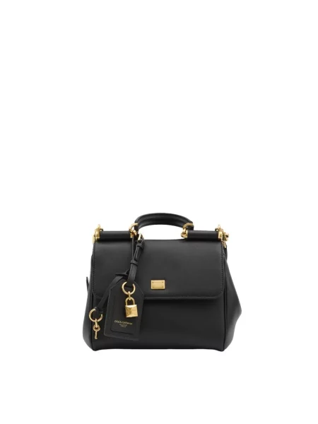 Torebka Dolce And Gabbana skórzana czarna