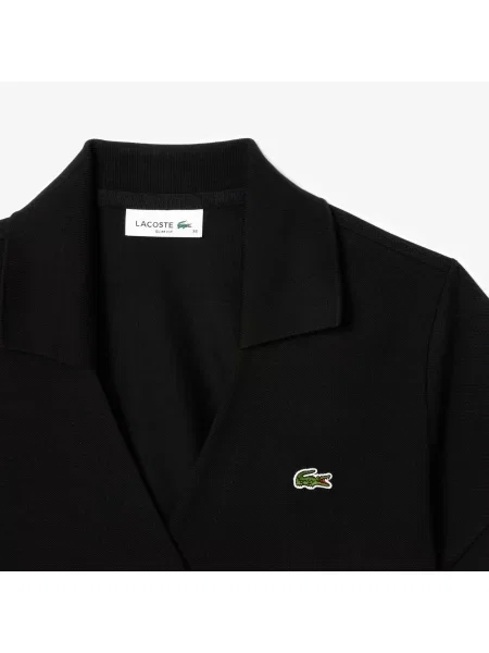 Поло Lacoste черное