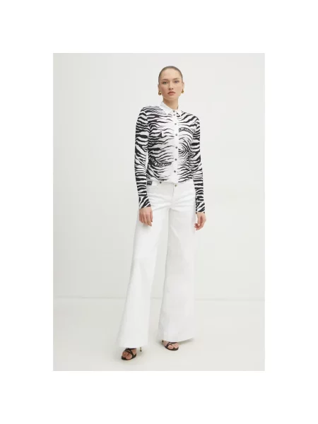 Versace Jeans Couture koszula regular z kołnierzykiem klasycznym biały