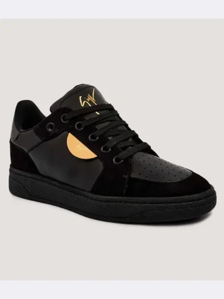 Giuseppe Zanotti bőr sportcipő fekete