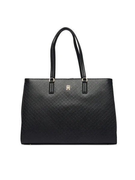 Tommy Hilfiger Geantă shopper TH DAILY negru