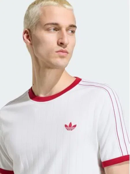 Adidas Originals majica za muškarce od pamuka bijela