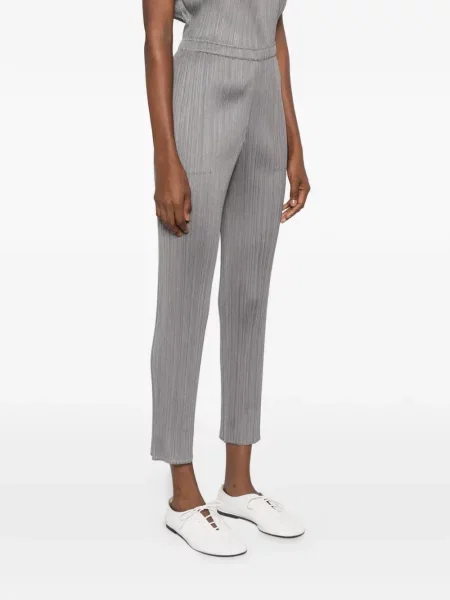 Pantaloni Pleats Please Issey Miyake gri