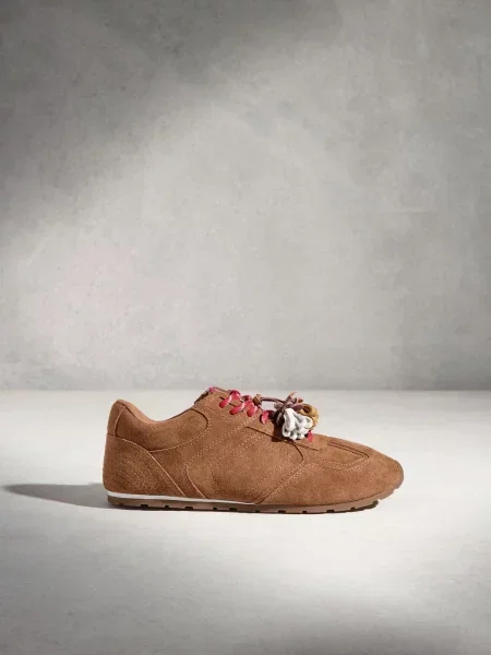 Sneakerși Next maro