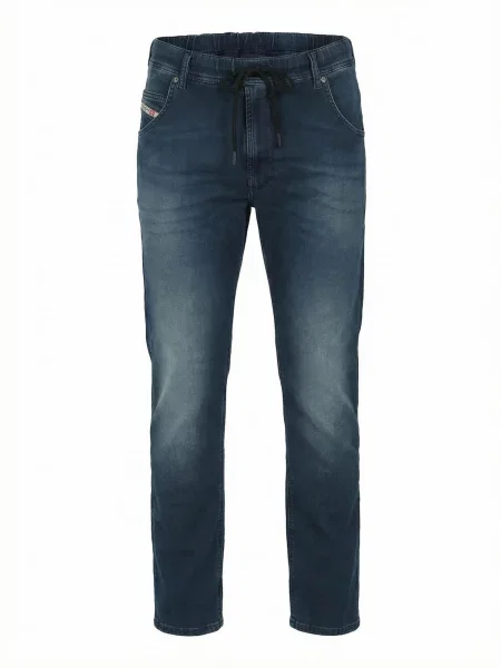 DIESEL Džíny D-KROOLEY JOGGJEANS Superstretch & Supersoft tmavě modrá