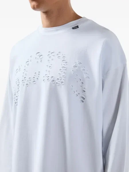 Tricou Gcds lung alb