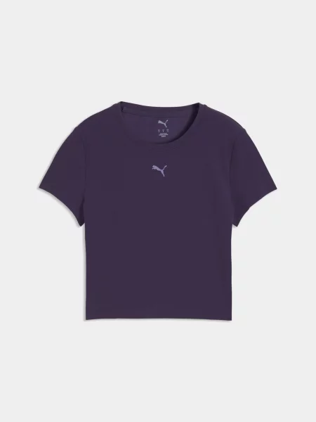 Детская спортивная футболка Puma фиолетовая