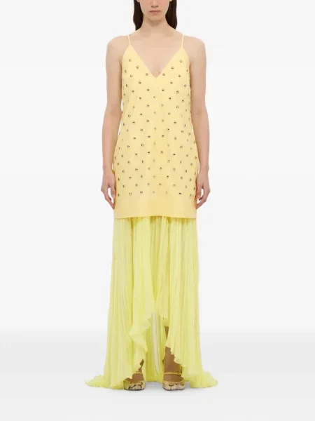 Rochie maxi Msgm cu tepi galben