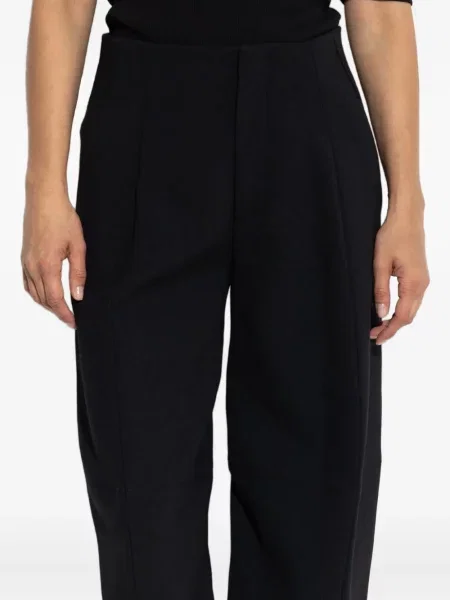 Pantaloni Victoria Beckham plisate negru