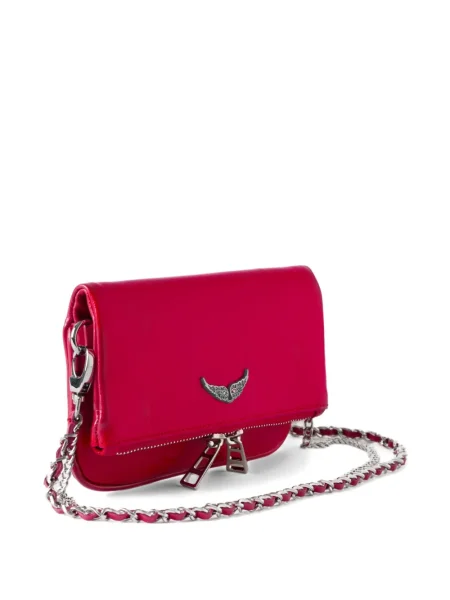 Geanta de piele Zadig&voltaire din piele roz