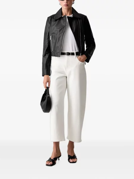 Geanta de piele Armani Exchange negru