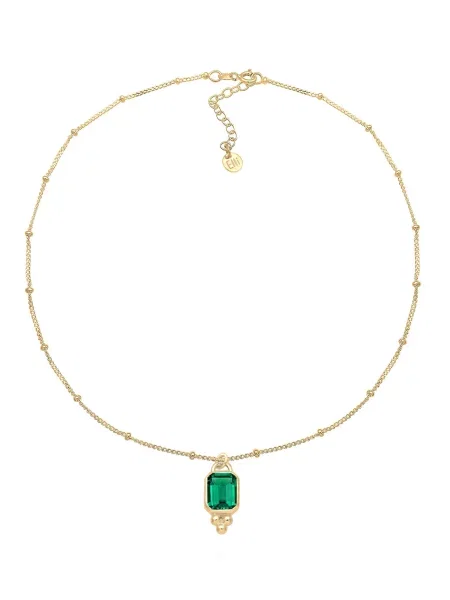 ELLI PREMIUM Verižica zlata zelena
