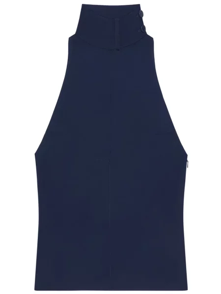 Podkoszulka Courreges bez rękawów niebieska