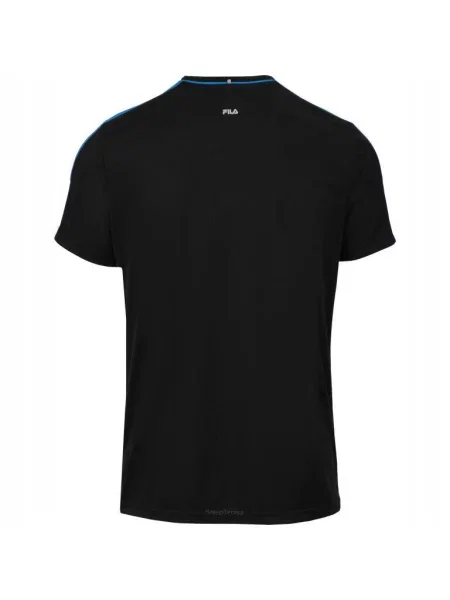 Koszulka tenisowa Fila T-shirt Gabriel czarna
