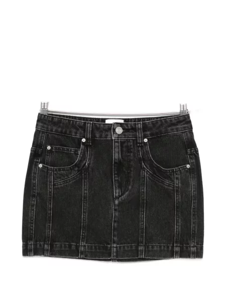 Mała mały spódnica jeansowa Marant Etoile czarna