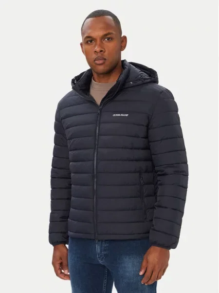 Guess Jeans kurtka przejściowa granatowa
