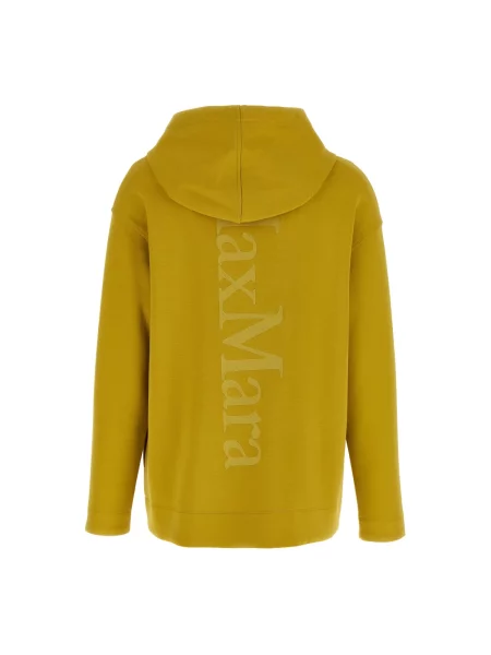 Bluza z kapturem Max Mara żółta