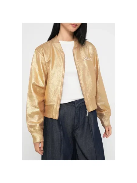 Kurtka bomber Karl Lagerfeld żółty