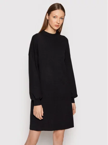 Φόρεμα υφασμάτινο Vero Moda μαύρο
