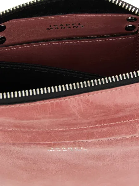 Crossbody kabelka Isabel Marant ružová