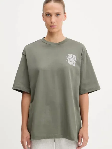 Тениска Emporio Armani дамска зелено