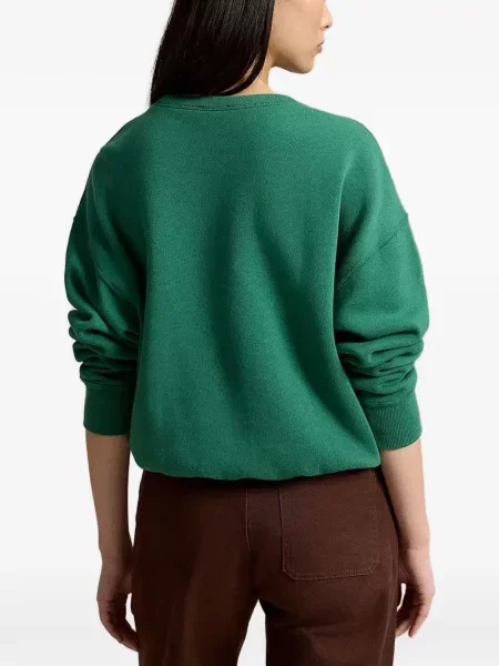 Hanorac Polo Ralph Lauren cu autograf verde