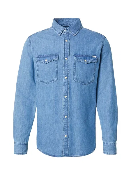 JACK & JONES Cămașă JWHSHERIDAN denim albastru