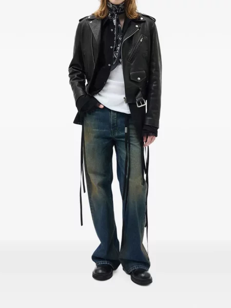 Cămașă Ann Demeulemeester cu dungi negru