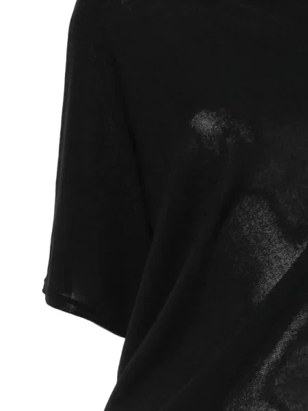 Rochie maxi Isabel Benenato asimetrică drapată negru
