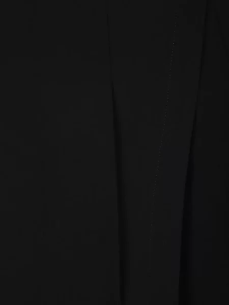 Pantaloni palazzo Issey Miyake plic negru